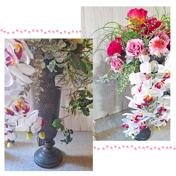 アーティフィシャルフラワーアレンジメント　