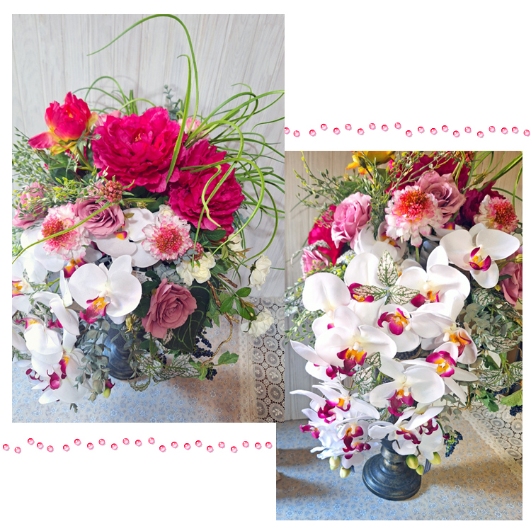 アーティフィシャルフラワーアレンジメント