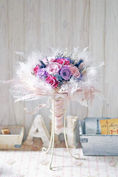 プリザーブドフラワーブーケ　