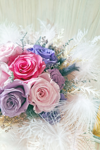 プリザーブドフラワーブーケ　