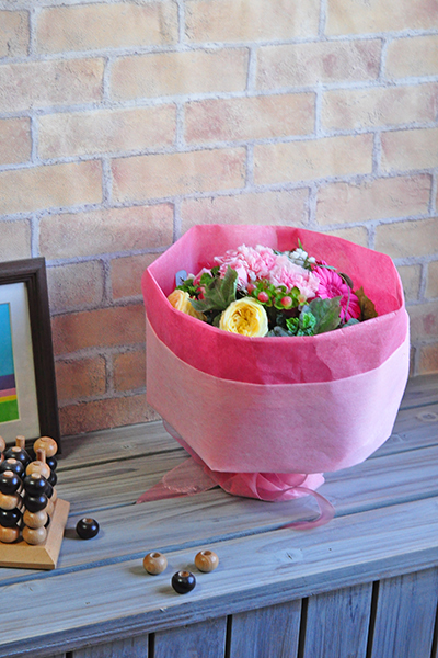 そのまま飾れる花束プリザ　シャルム