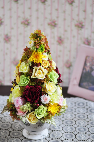 プリザーブドフラワーアレンジメント