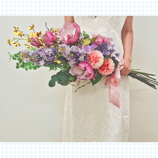 アーティフィシャルフラワーブーケ　大きい