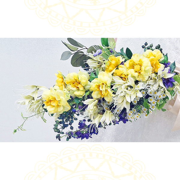 アーティフィシャルフラワーブーケ 大きい